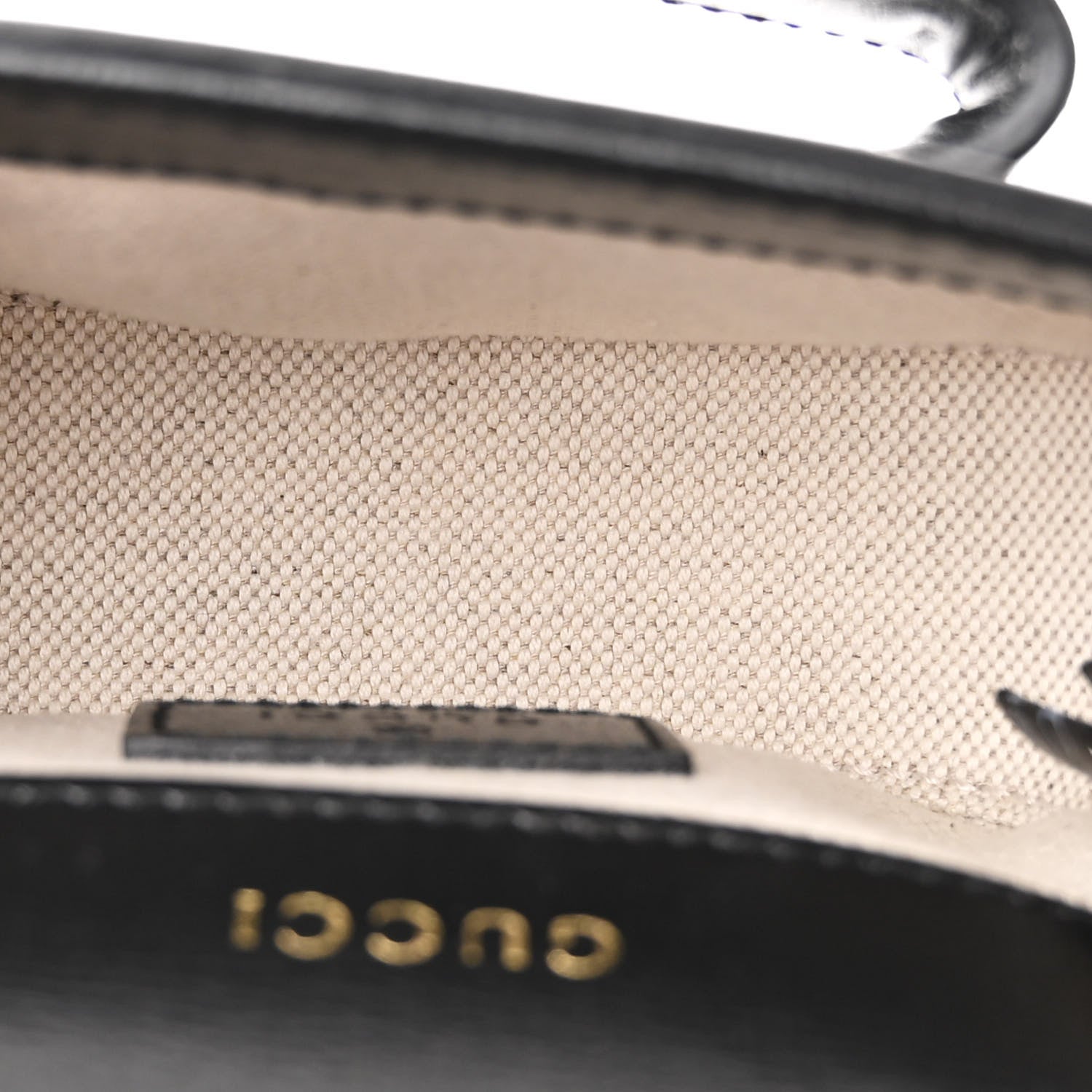 Azalea Calfskin Crystal Horsebit 1955 Belt Bag Black