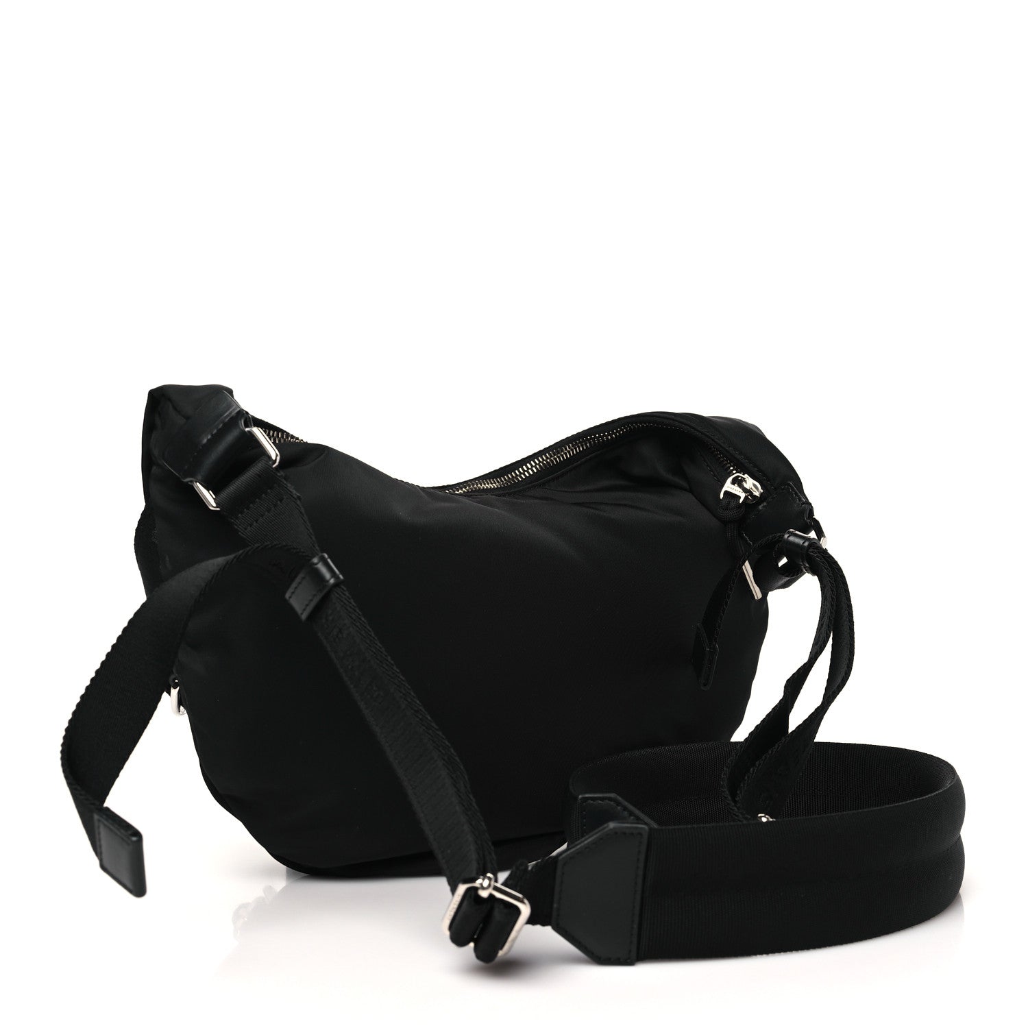 Nylon Voyou Crossbody Bag Black