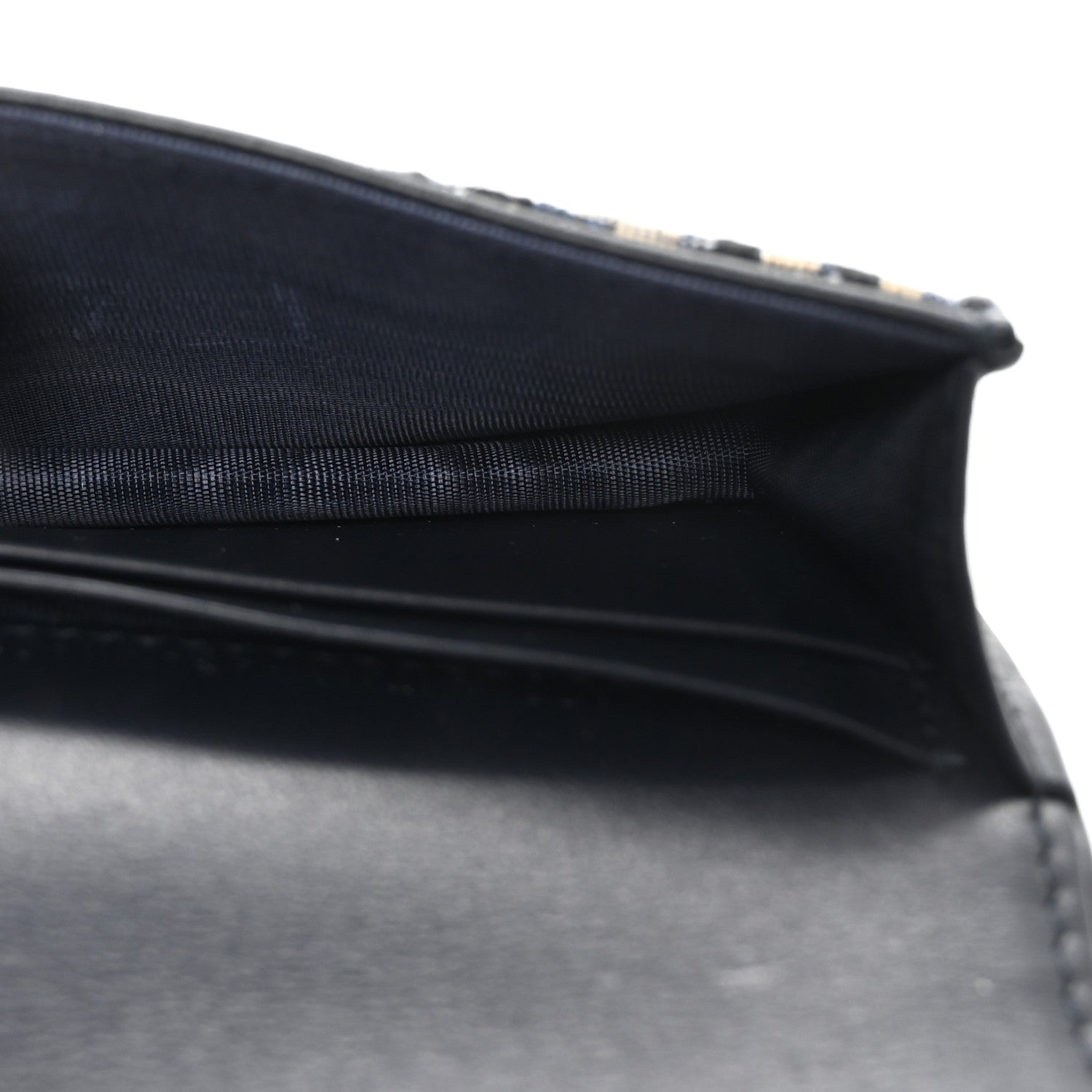 Oblique Saddle Bloom Card Holder Blue