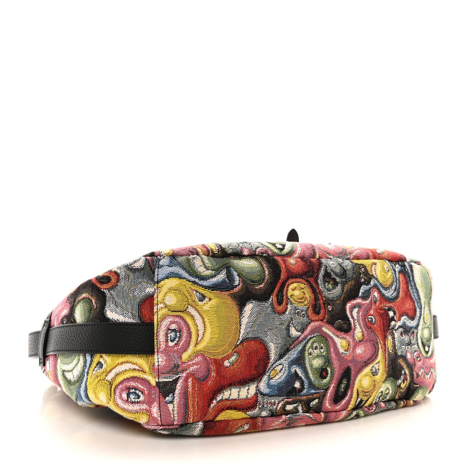 X KENNY SCHARF Jacquard Printed Soft Saddle Bag Multicolor