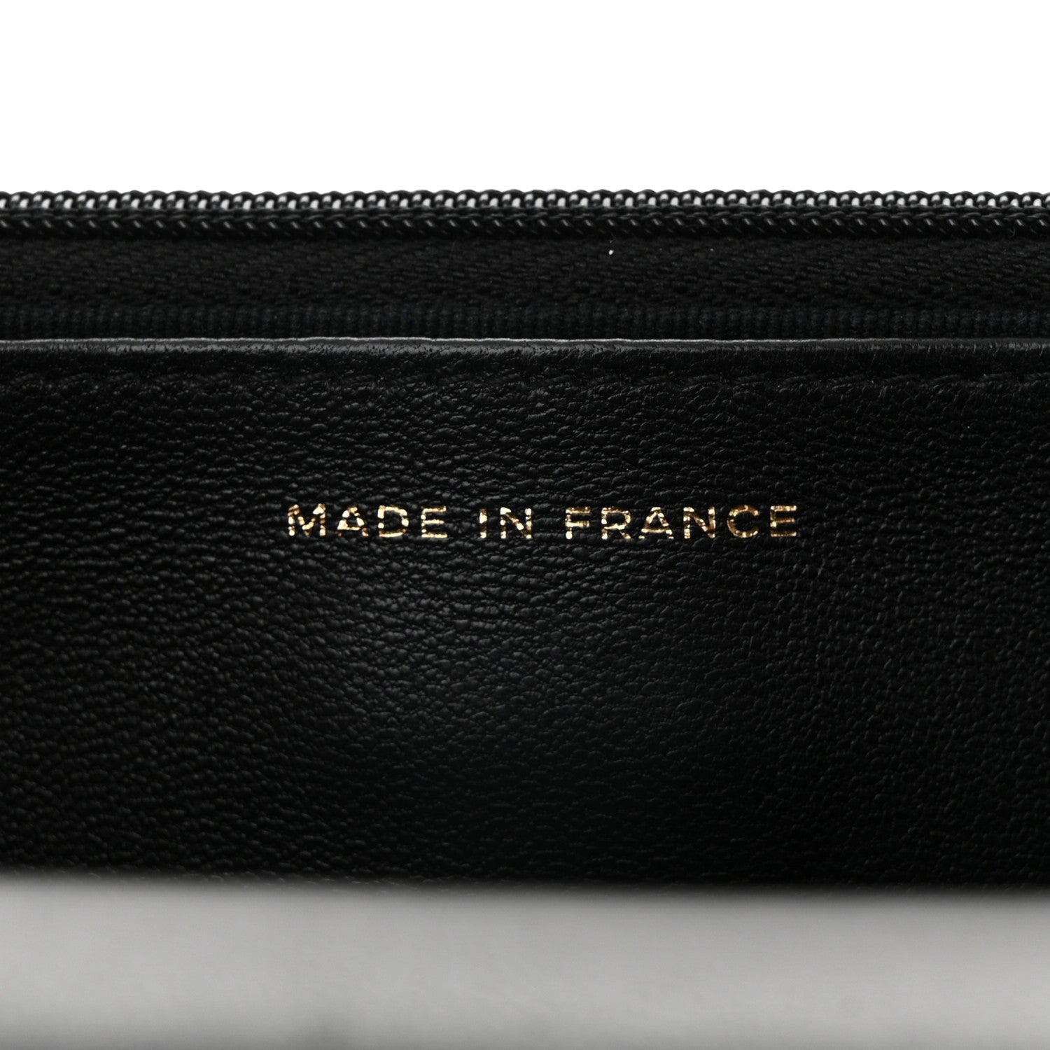 Lambskin Quilted Pick Me Up Wallet On Chain WOC Black