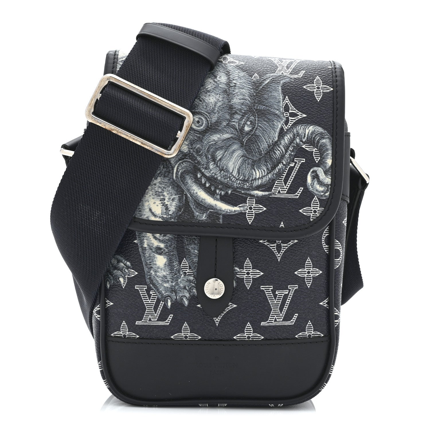 Savane Monogram Elephant Chapman Messenger BB Encre