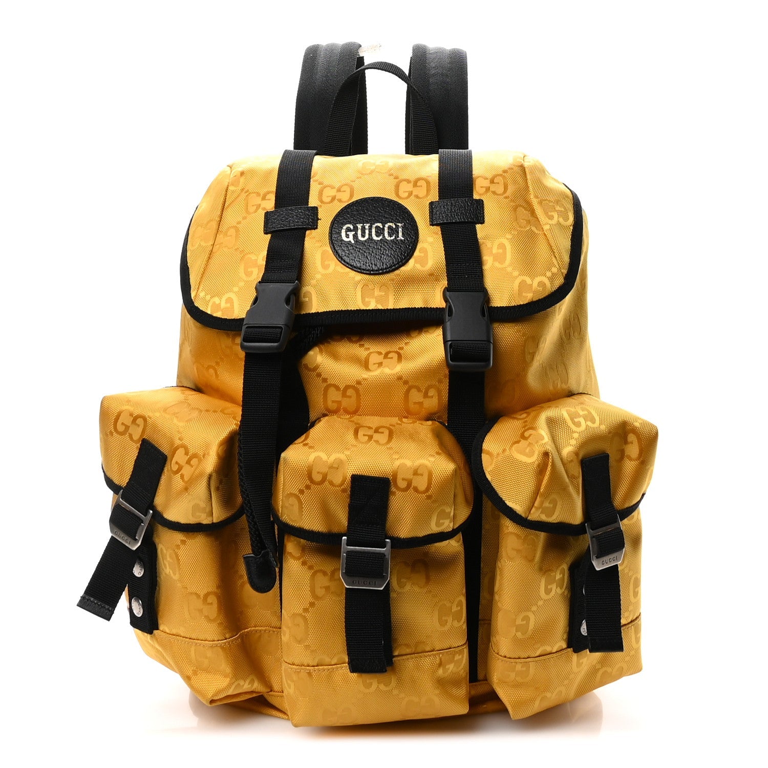 Econyl Nylon Monogram Off The Grid Utility Pocket Backpack Crop Black