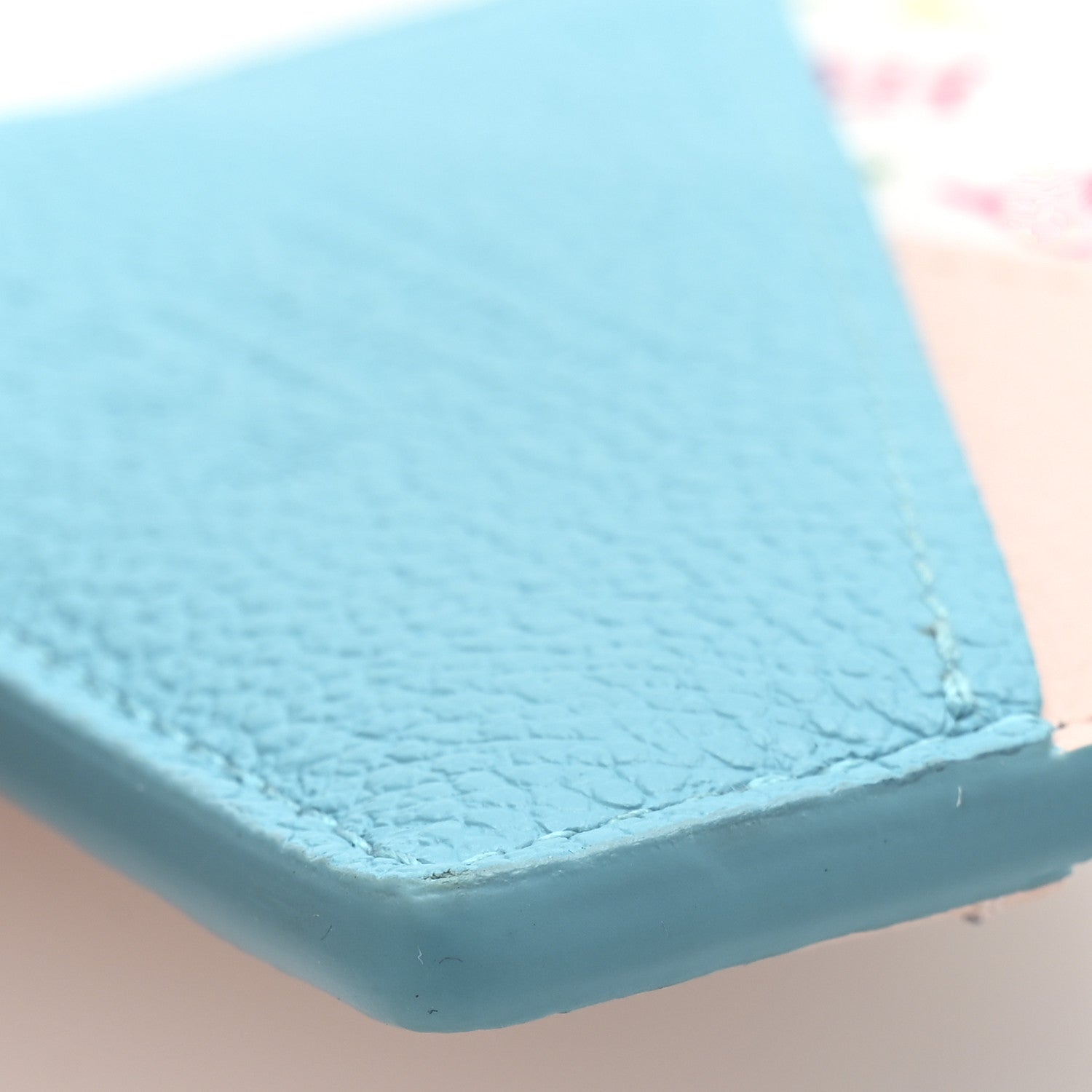 LV X TM Monogram Multicolor Criss-Cross Card Holder Kabira Blue Rose