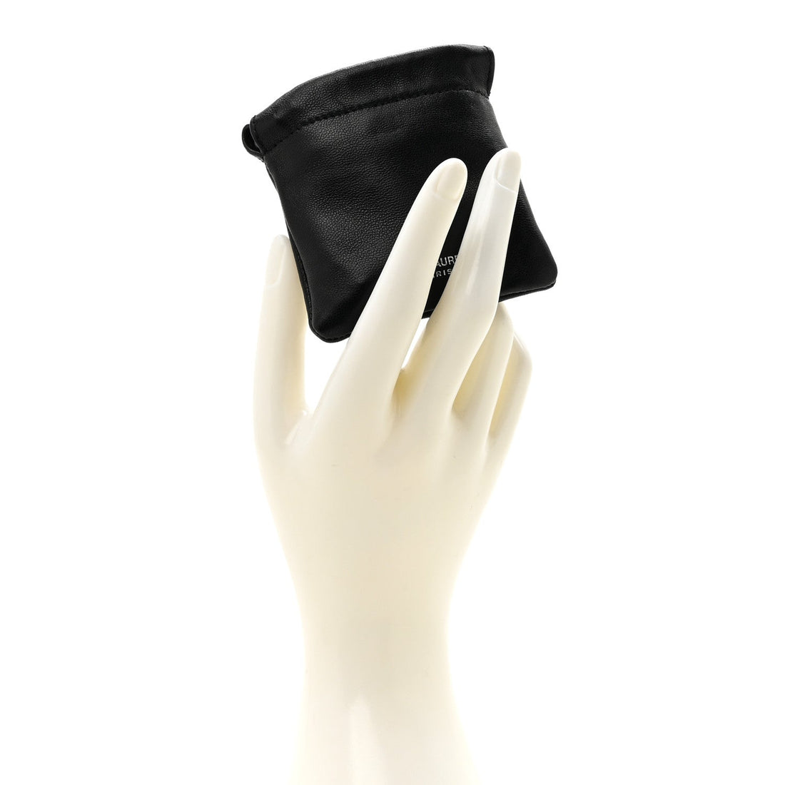 Lambskin Monogram Airpods Holder Black