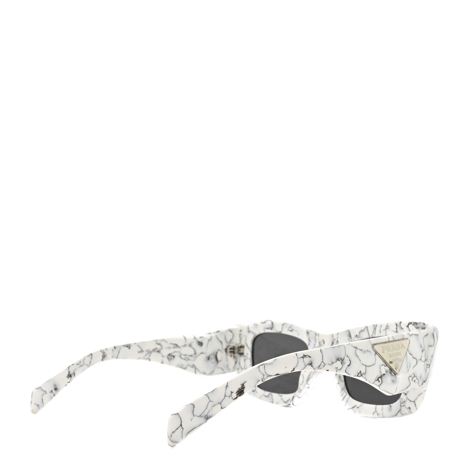 Acetate Symbole Sunglasses SPR 13Z White Marble