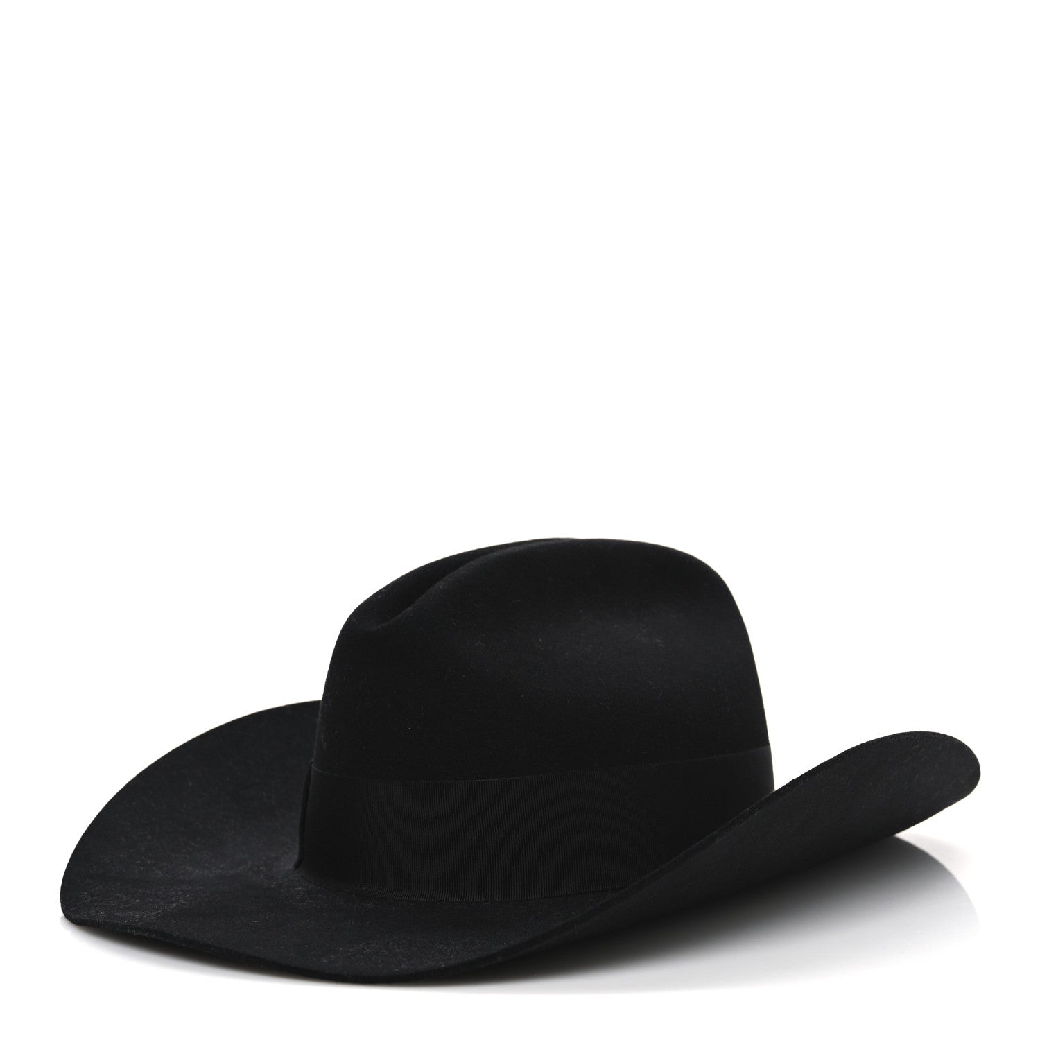 Felt Dallas Wide Brim Hat S Black