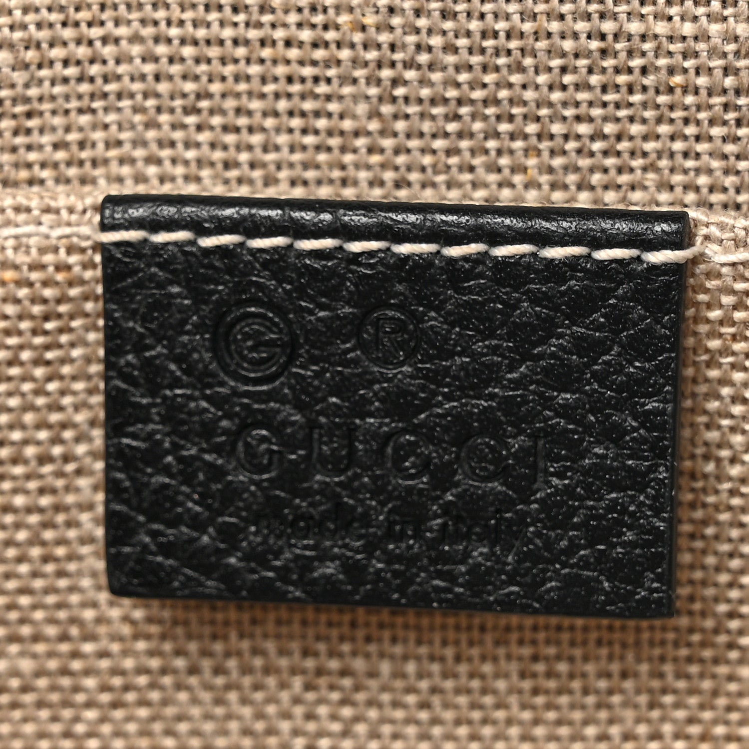 Dollar Calfskin Small Interlocking G Shoulder Bag Black