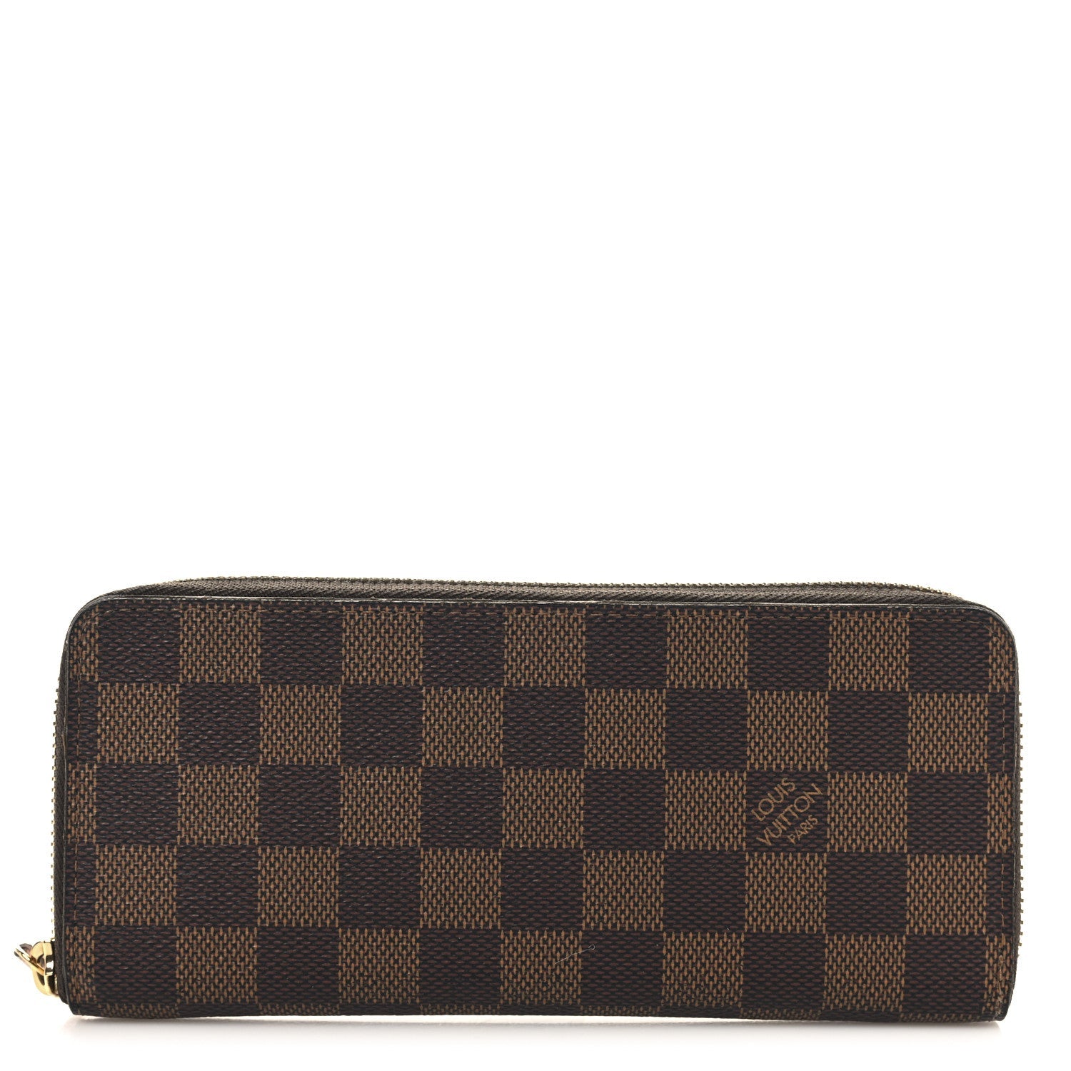 Damier Ebene Clemence Wallet Rose Ballerine