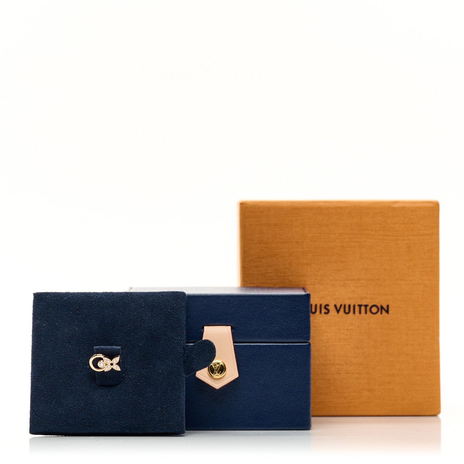 18K Pink Gold Diamond Idylle Blossom Single Earring