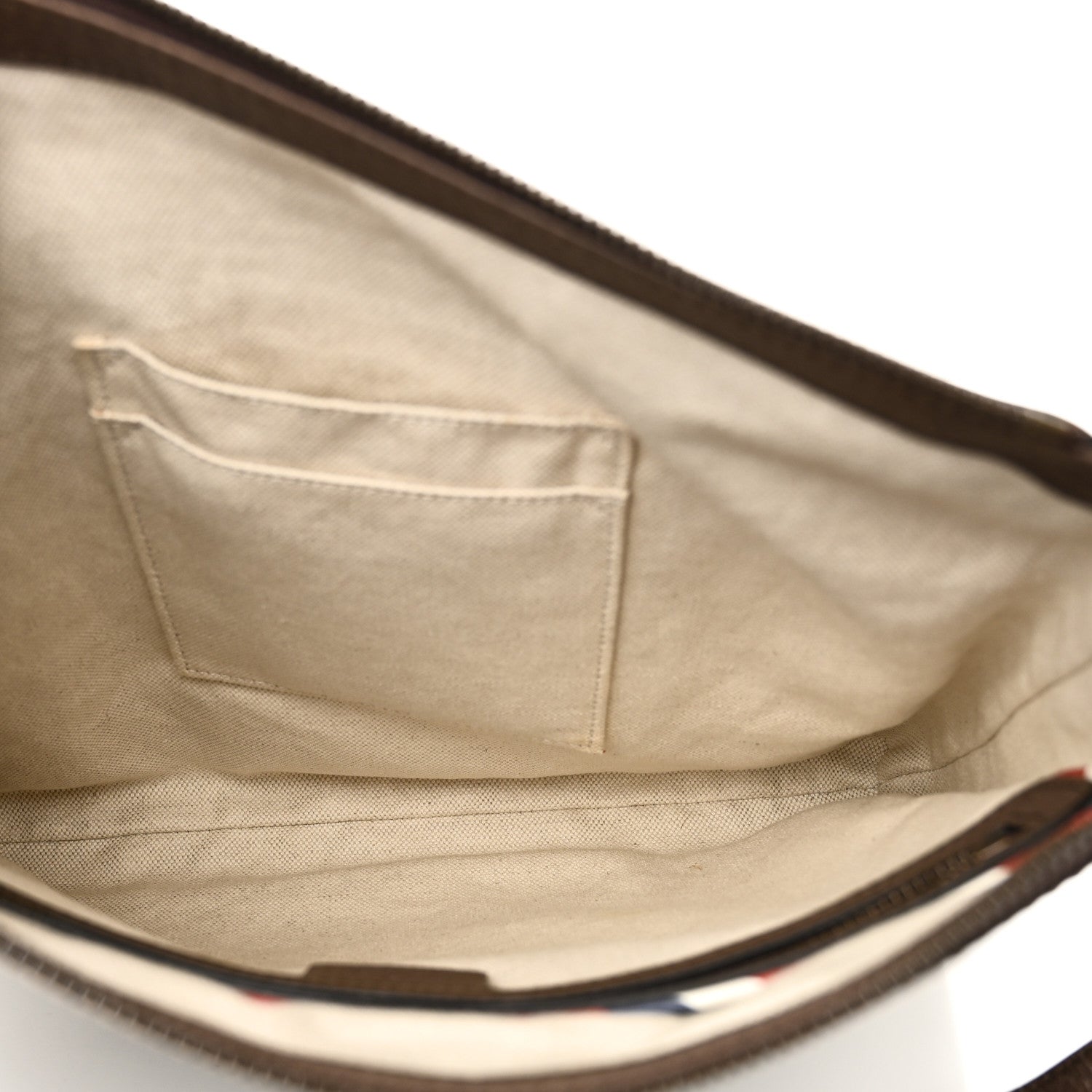 Soft GG Supreme Monogram Courrier Web Medium Flat Messenger Bag Beige New Acero Multicolor