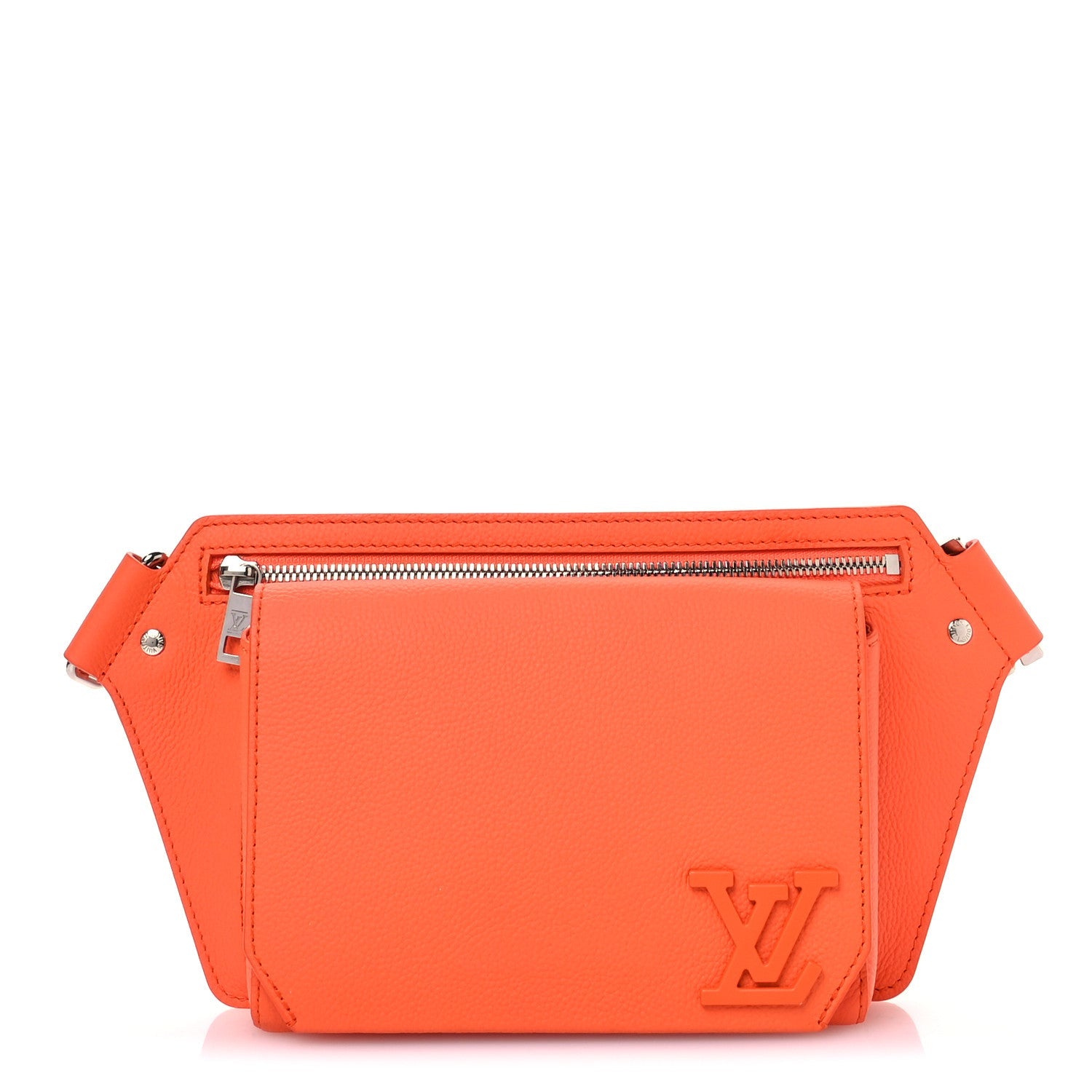 Grained Calfskin Aerogram New Sling Orange