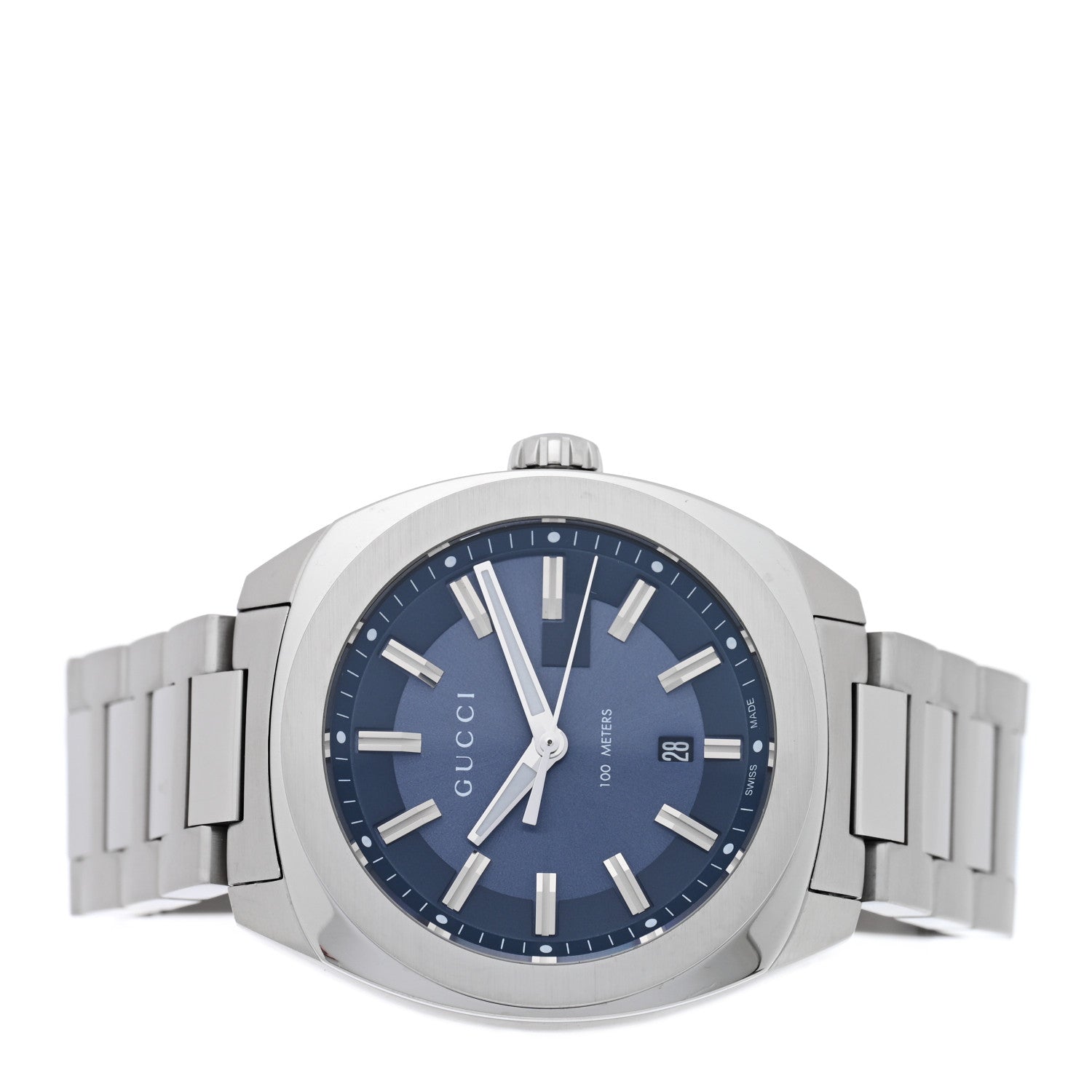 Stainless Steel 40mm GG2570 Quartz Watch Blue