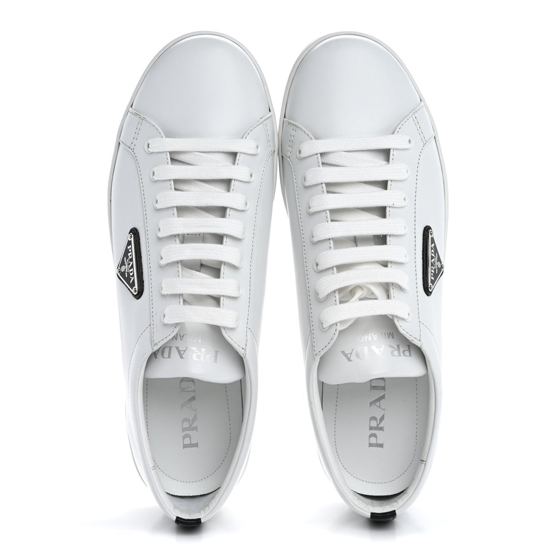 Spazzolato Rois Triangle Logo Mens Low Top  Sneakers 9.5 White Black