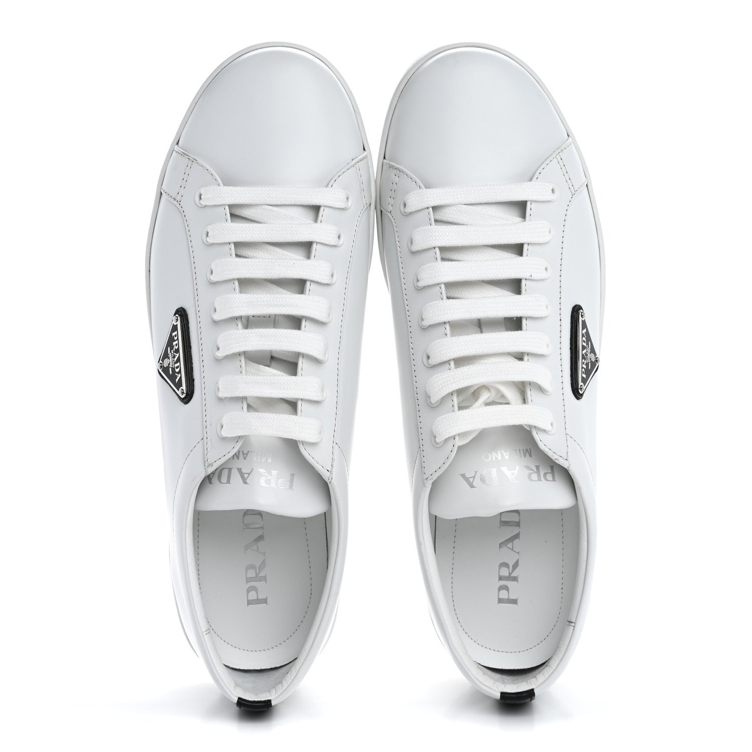 Spazzolato Rois Triangle Logo Mens Low Top  Sneakers 9.5 White Black