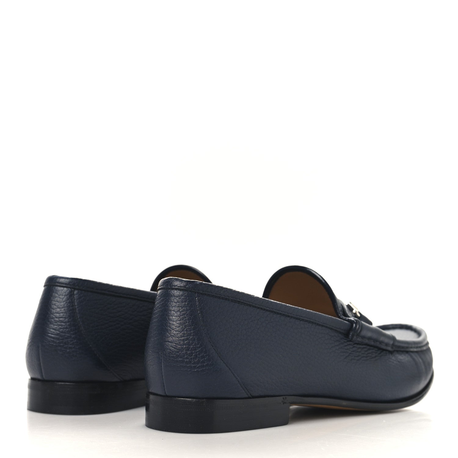 Road Calfskin Mens Horsebit Loafers 8.5 Blue