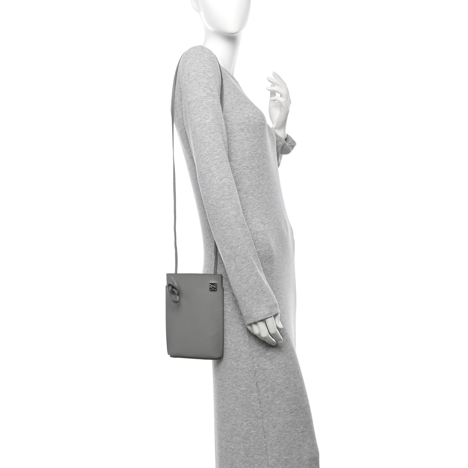 Classic Calfskin Dice Pocket Grey