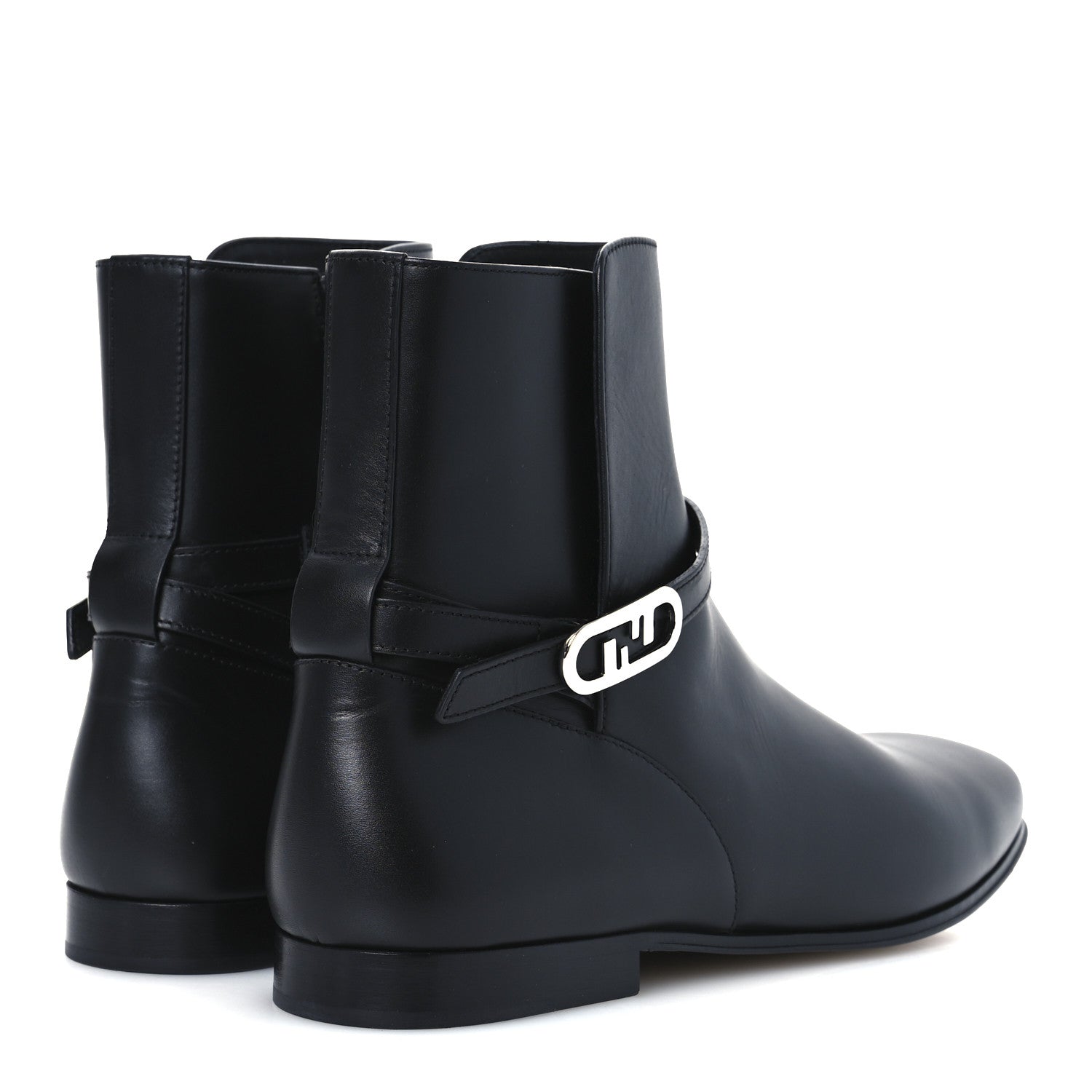 Vitello O'Lock Mens Ankle Boots 10 Black