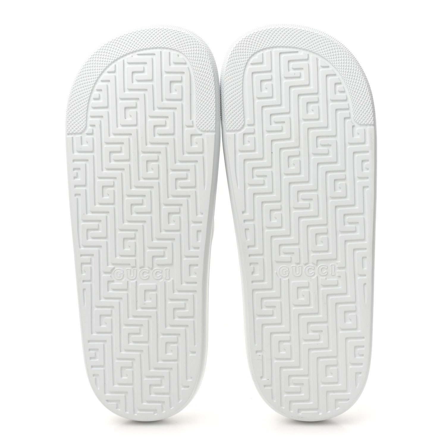 Rubber Web Mens Slide Sandals 12 White Green Red