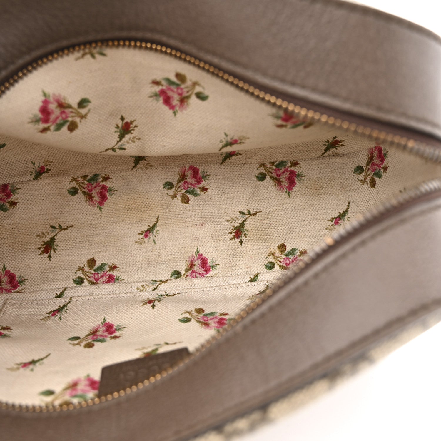 GG Supreme Monogram Web Neo Vintage Shoulder Bag Beige New Acero Crop