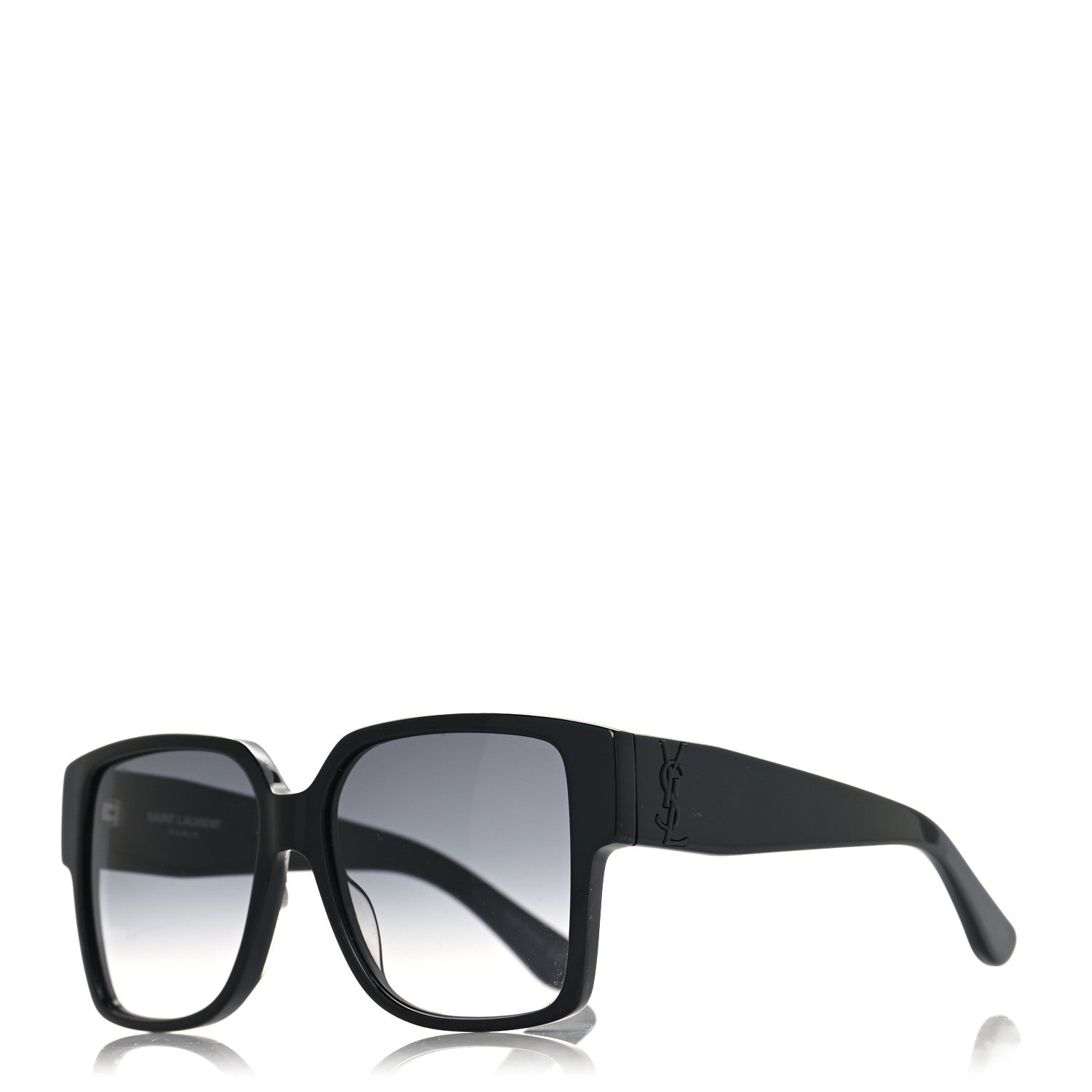Acetate Square SLM9 002 Sunglasses Black