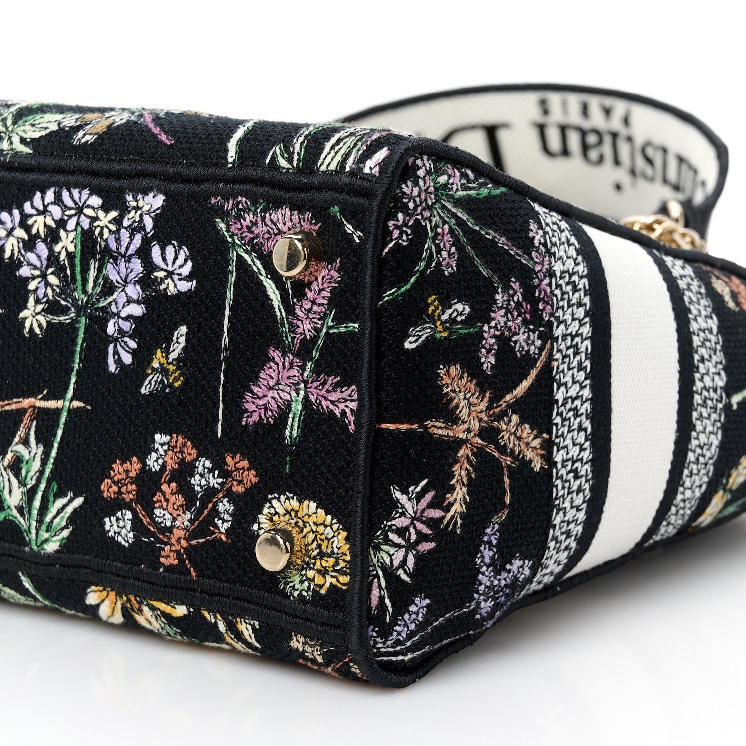 Canvas Embroidered Herbarium Medium Lady D-Lite Black Multicolor