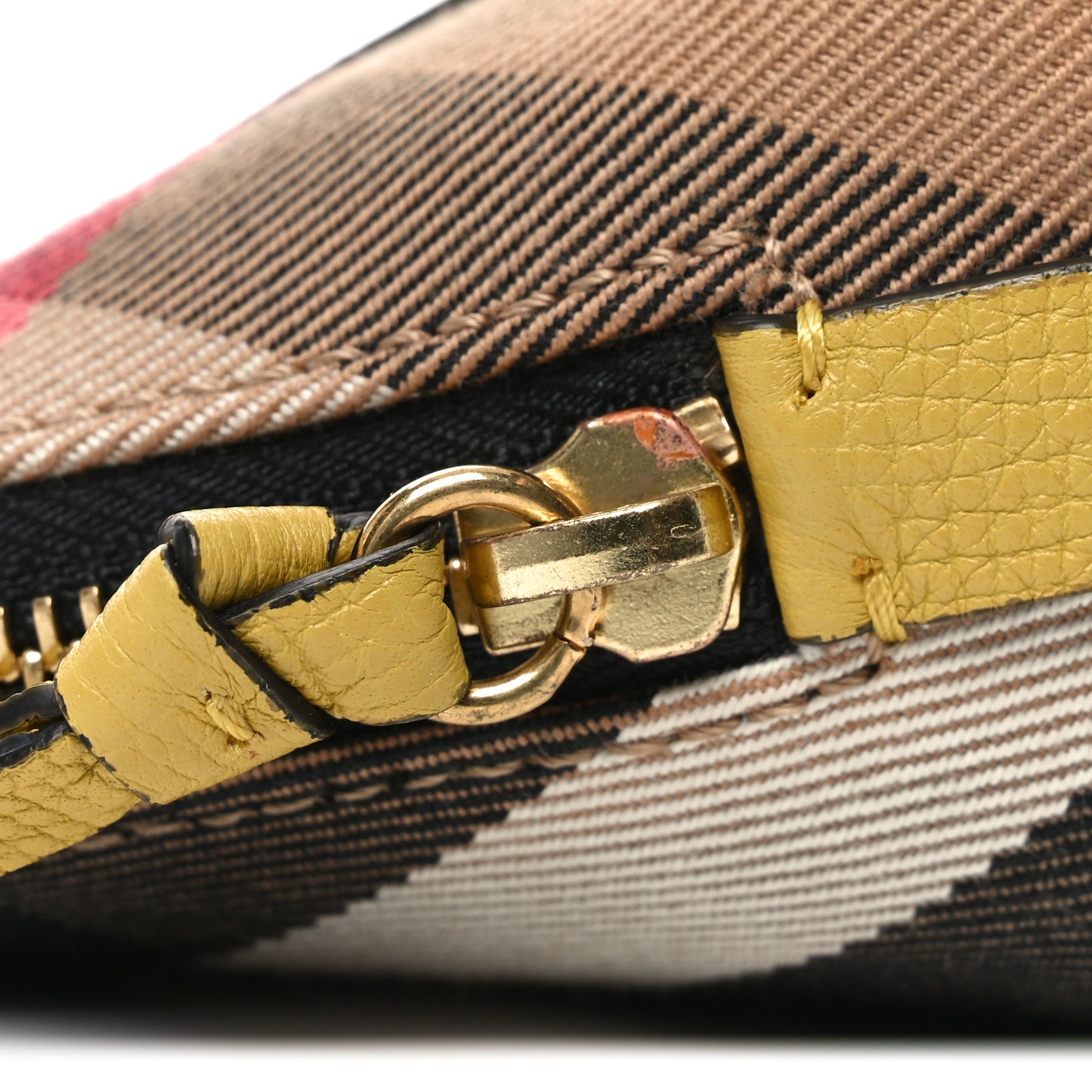 House Check Pop Elements Small Beauty Cosmetic Pouch Pale Opal