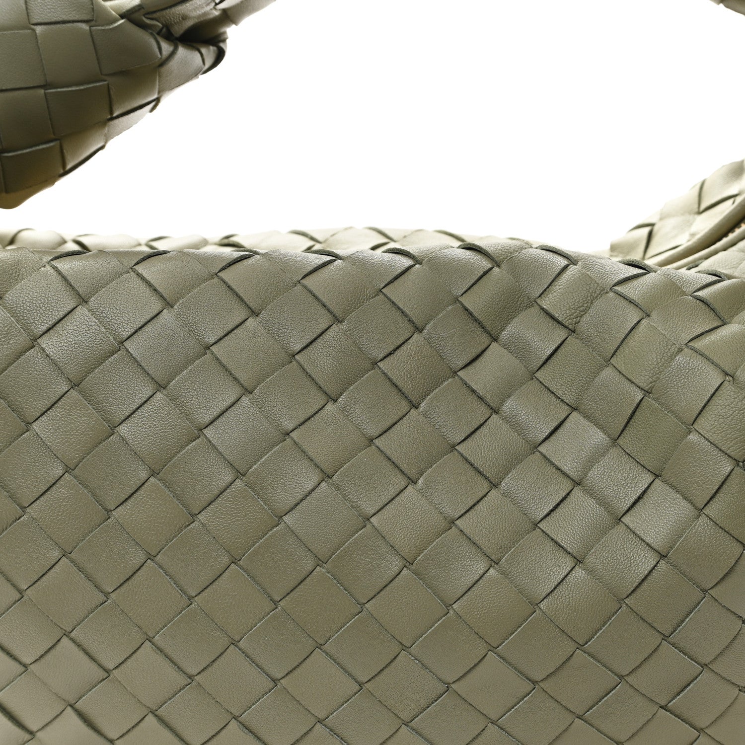 Nappa Intrecciato Teen Jodie Hobo Travertine