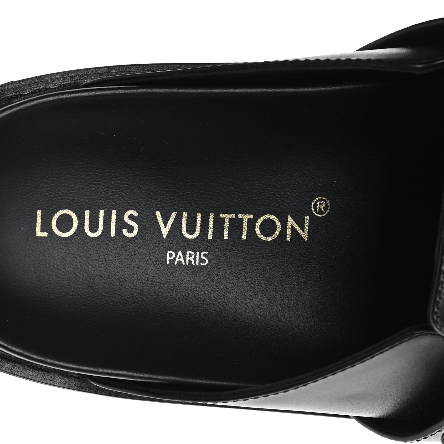 Calfskin Mens LV Cosy Flat Comfort Clog Mules 42 Black