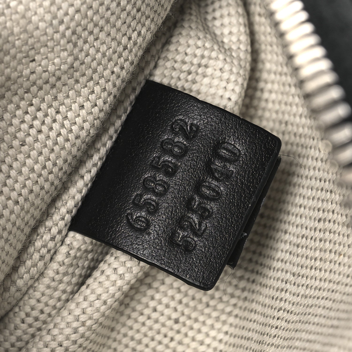 Calfskin GG Tennis Embossed Belt Bag Black