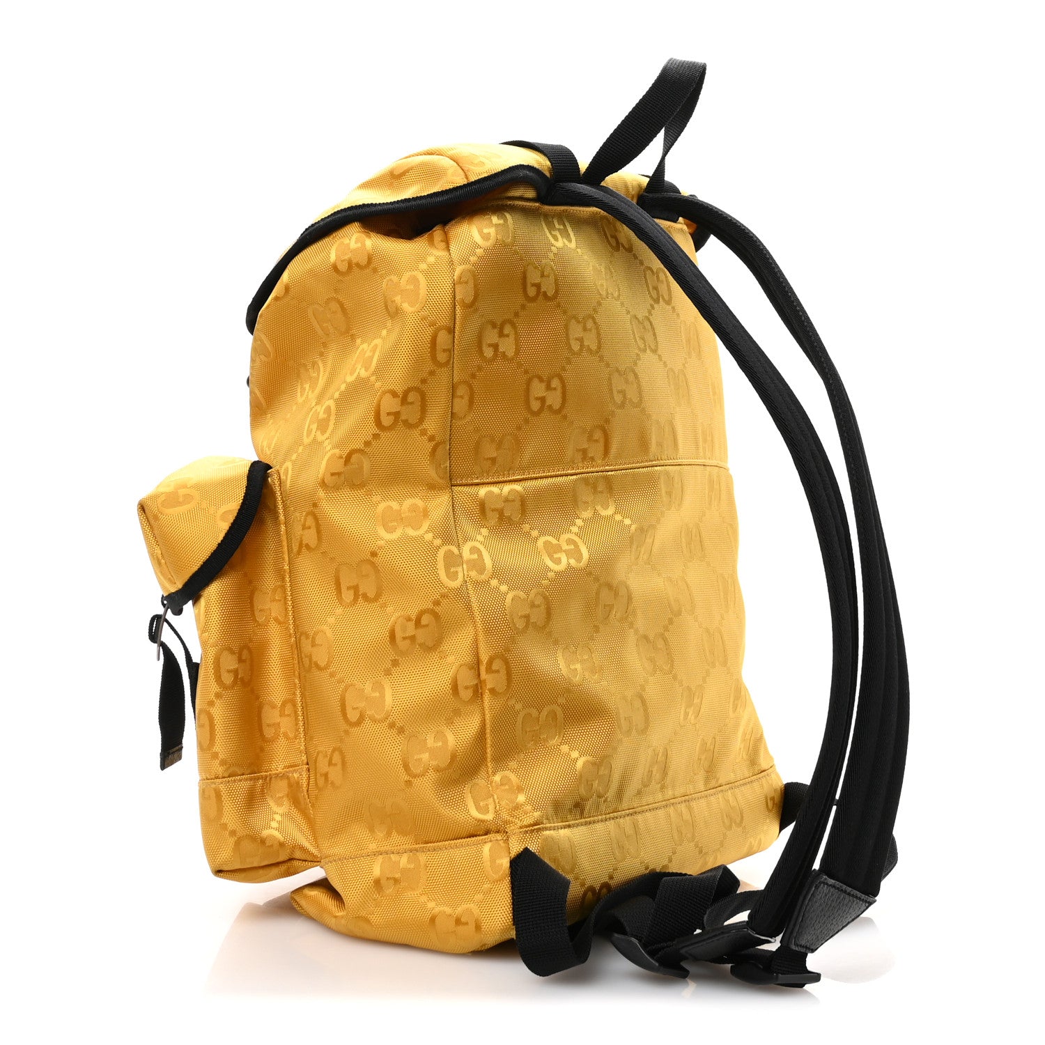 Econyl Nylon Monogram Off The Grid Utility Pocket Backpack Crop Black