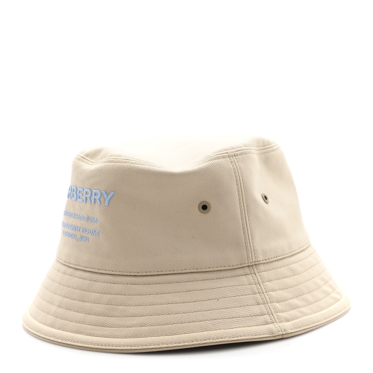 Cotton Canvas Bucket Hat M Beige