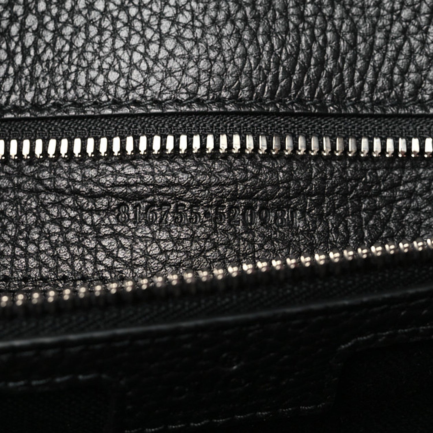 Calfskin Web Medium Business Case Black