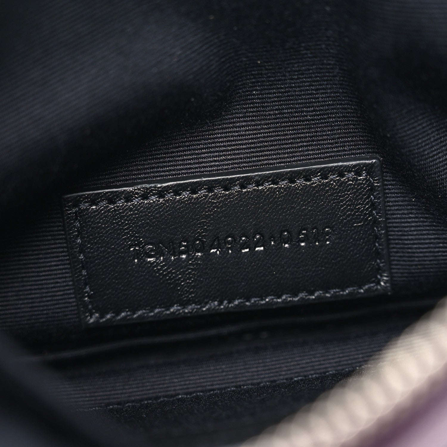 Grain De Poudre Matelasse Chevron Monogram Bill Pouch Amaranto