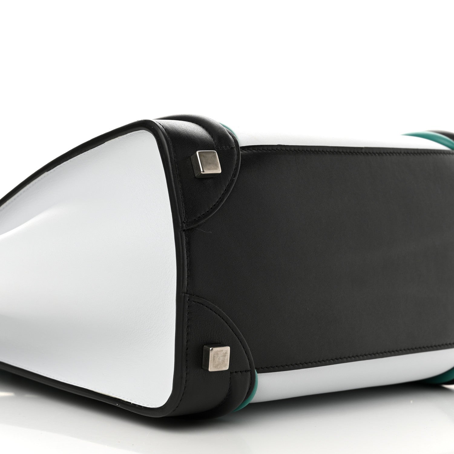 Smooth Calfskin Micro Tri-Color Luggage Frost