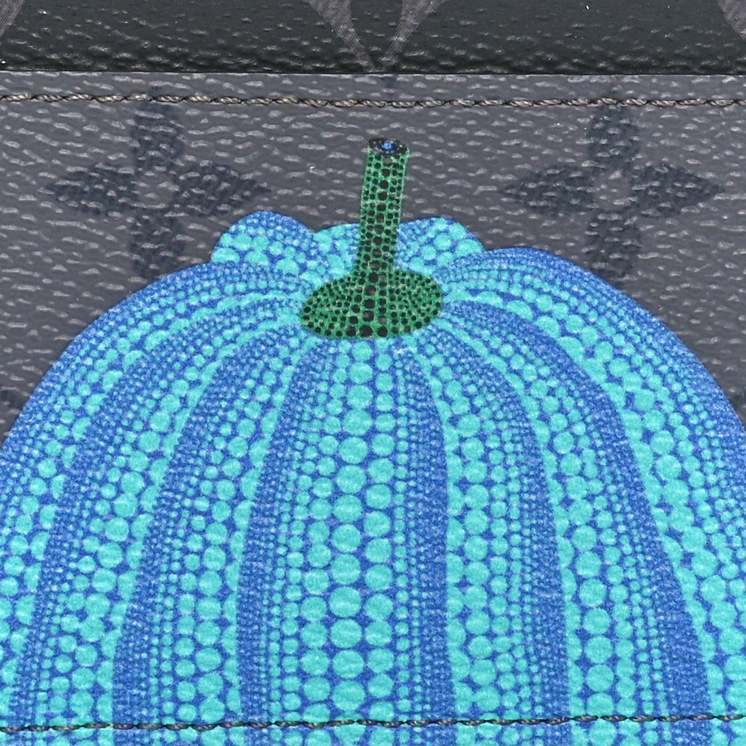 LV X YK Monogram Eclipse Reverse Pumpkin Card Holder