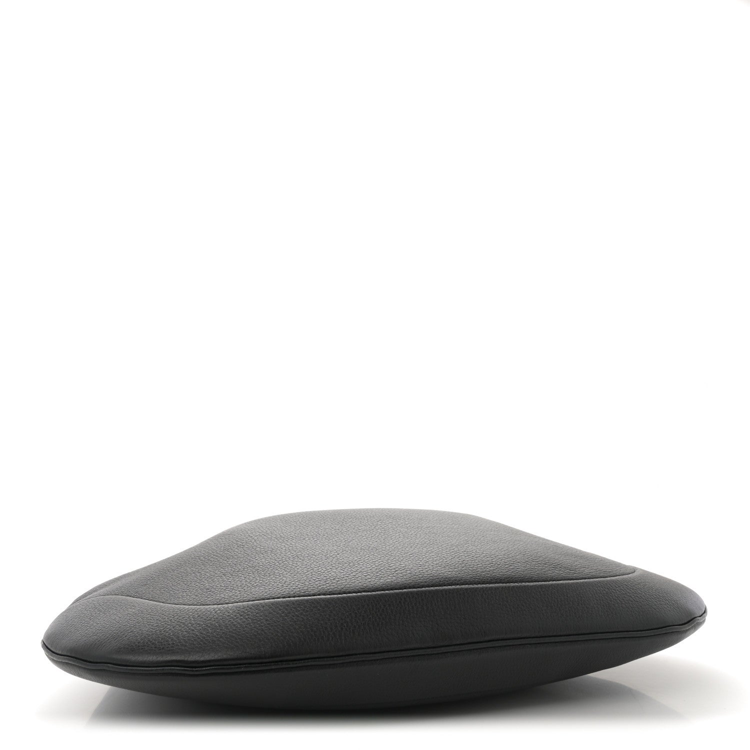 Soft Grained Calfskin Maxi B Hobo Black