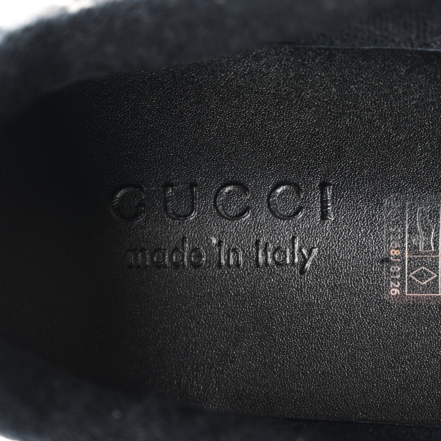 GG Supereme Monogram Miro Soft Calfskin Web Mens Screener Sneakers 8.5 Black Grey Sky