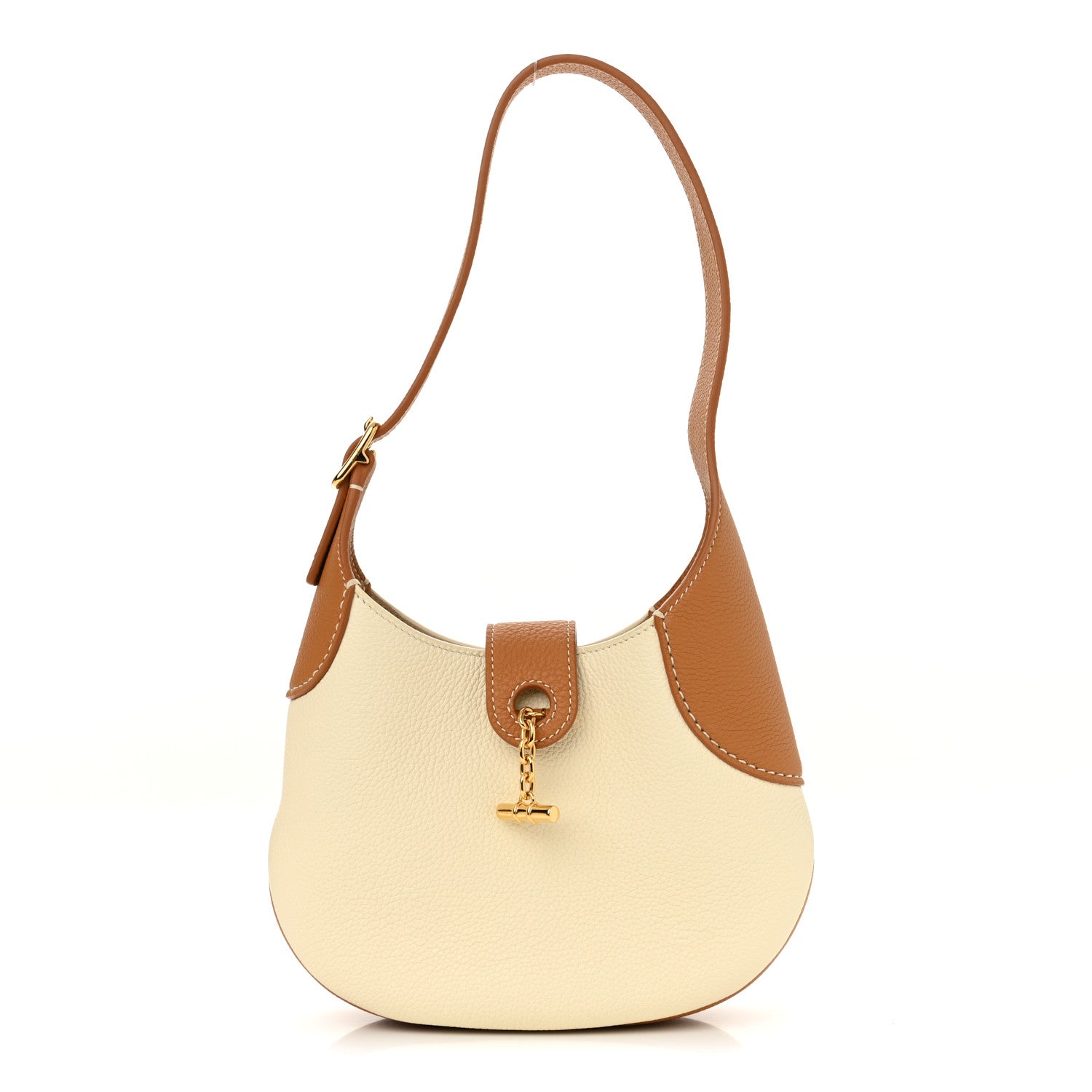 Grained Calfskin Mini Bobbin Wheat