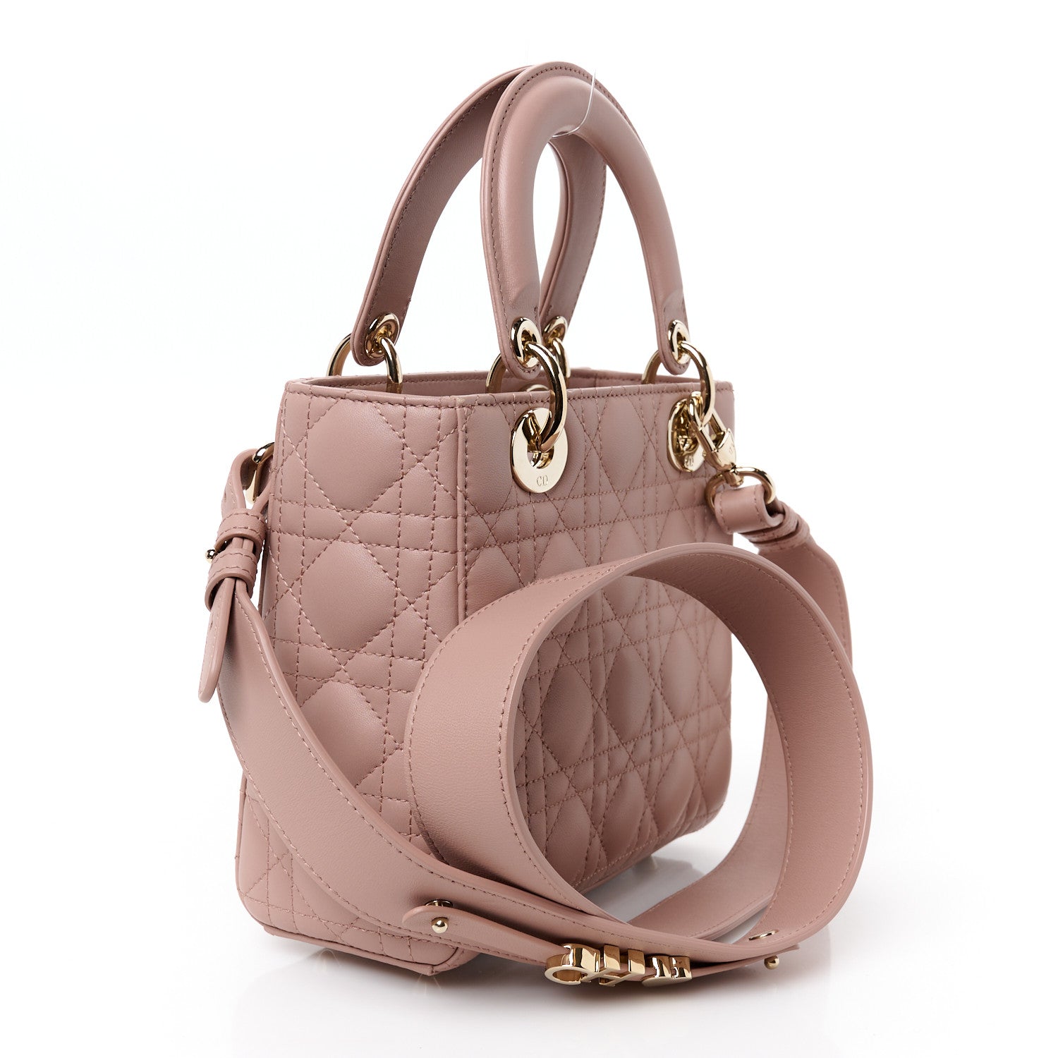 Lambskin Cannage Small My ABCDior Lady Dior Blush