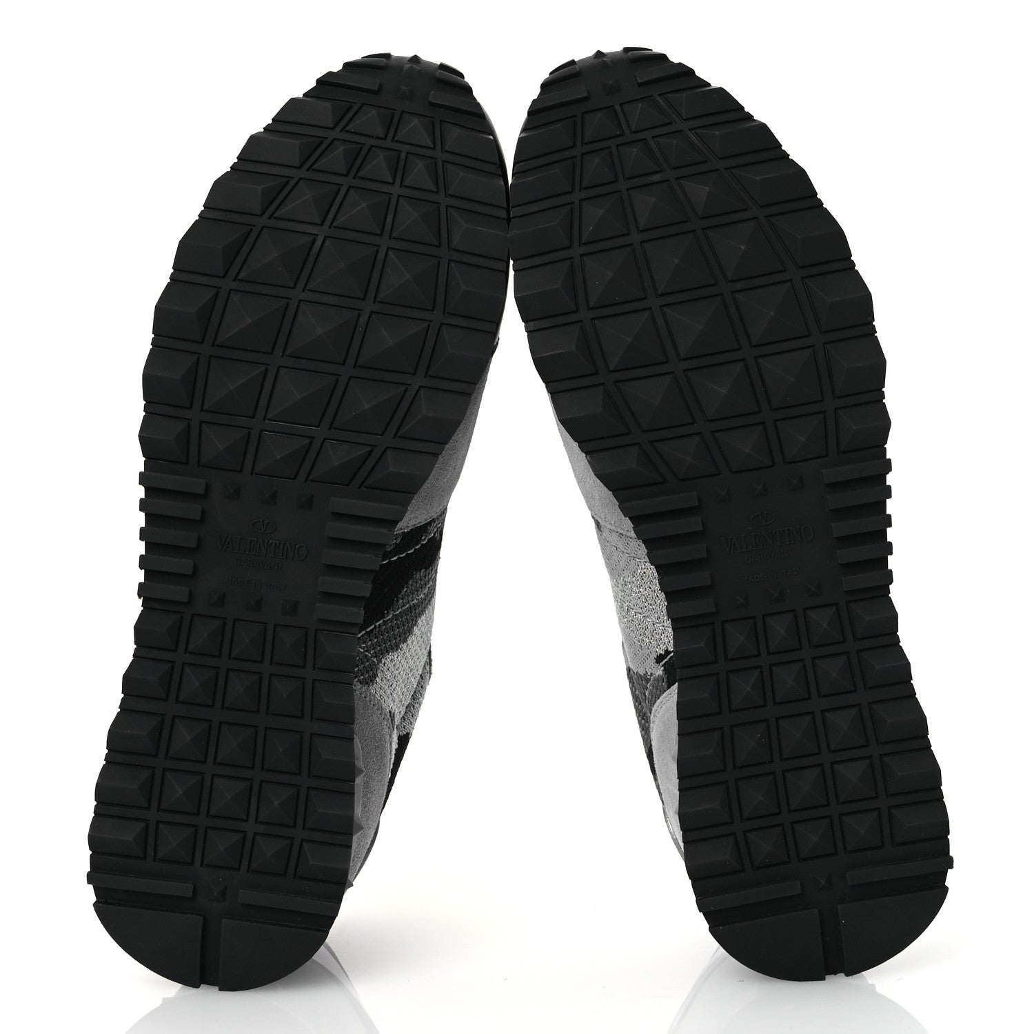 Mesh Suede Camouflage Mens Rockrunner Sneakers 43 Grey