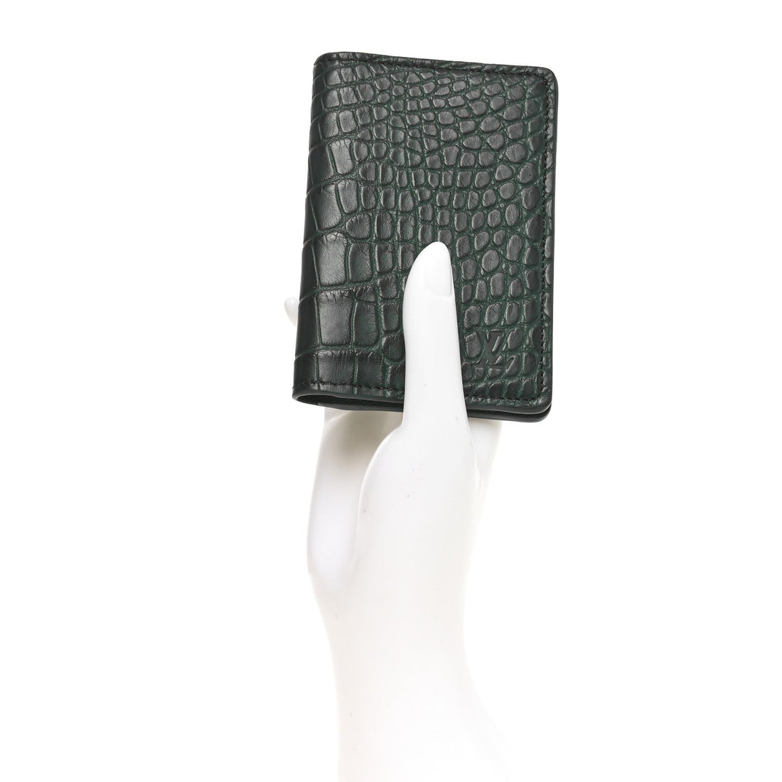 Crocodile Pocket Organizer Forest Green