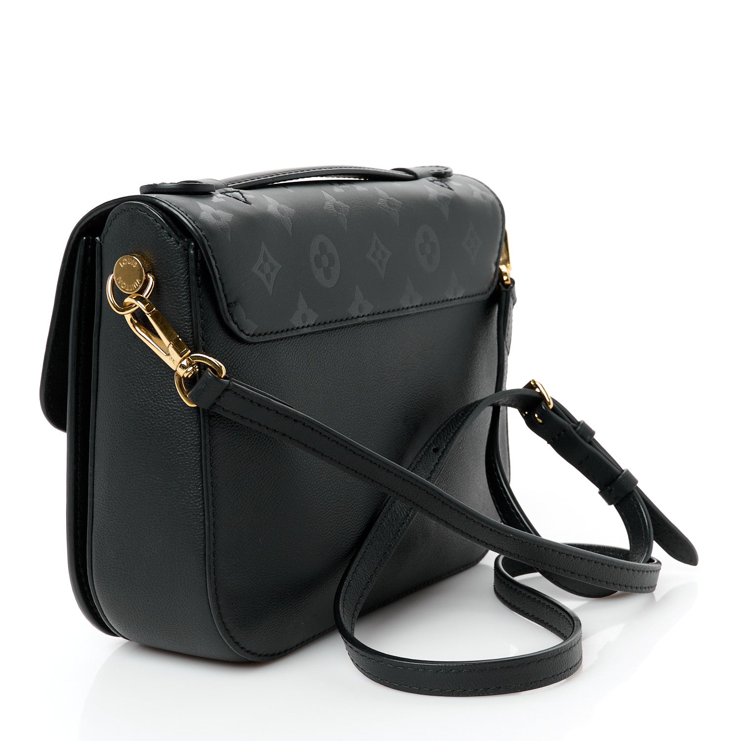 Calfskin Monogram Very Messenger Black