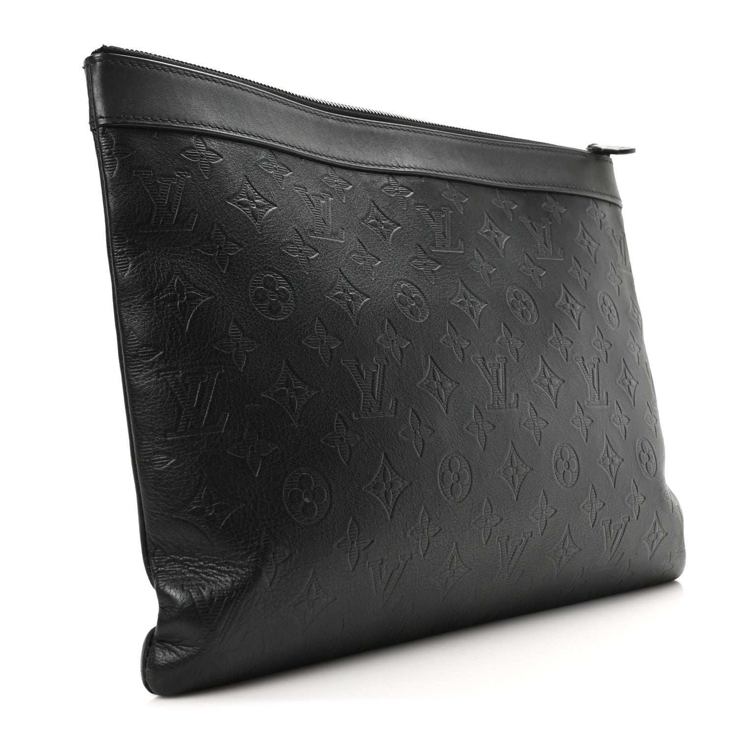 Calfskin Monogram Shadow Discovery Pochette Black