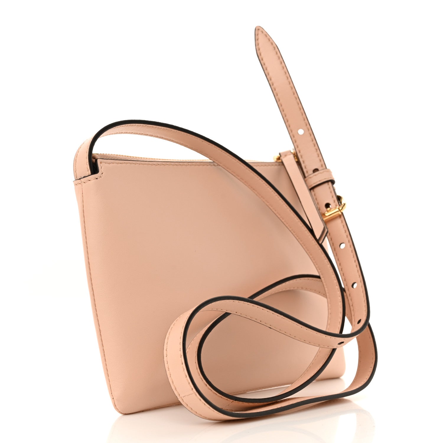 Nappa Mini Crossbody Pouch Light Rose