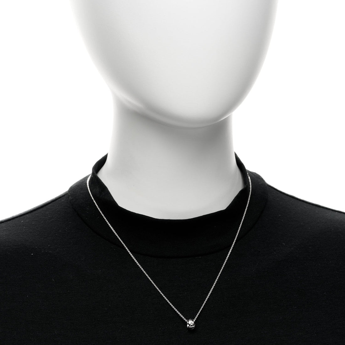 18K White Gold Coco Crush Pendant Necklace