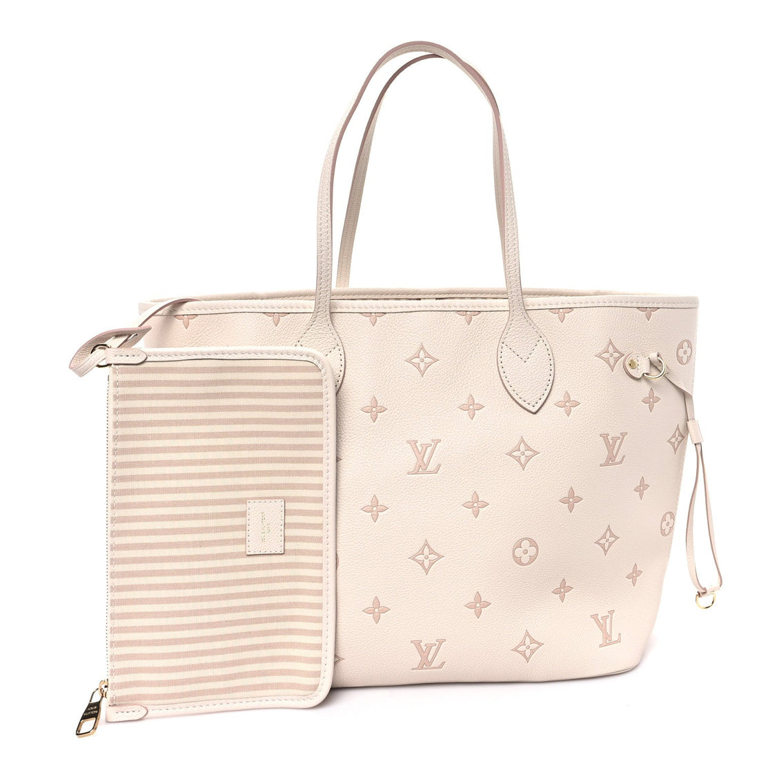 Monogram Debossed Neverfull MM Eden