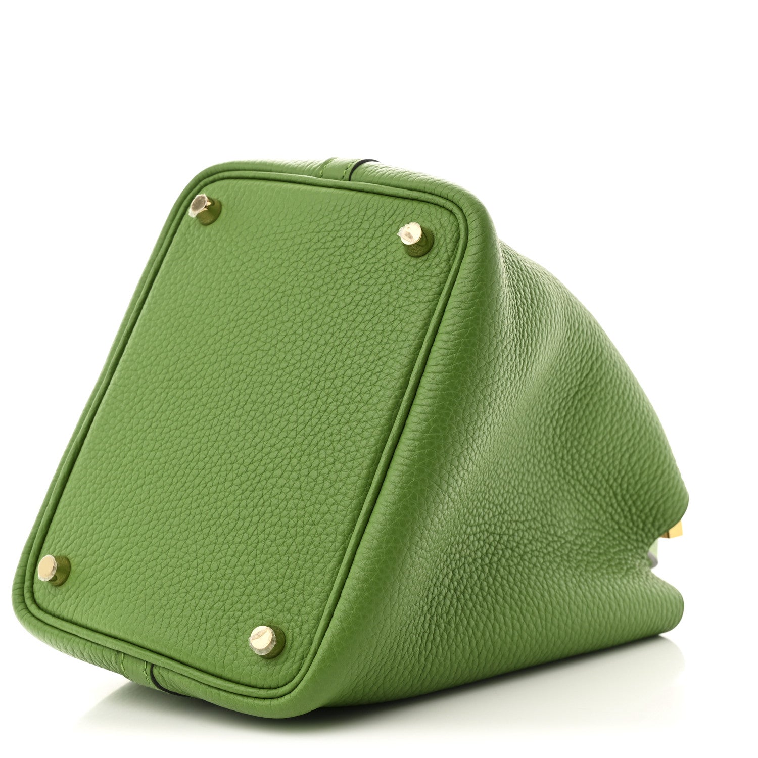 Taurillon Clemence Picotin Lock 18 PM Vert Yucca