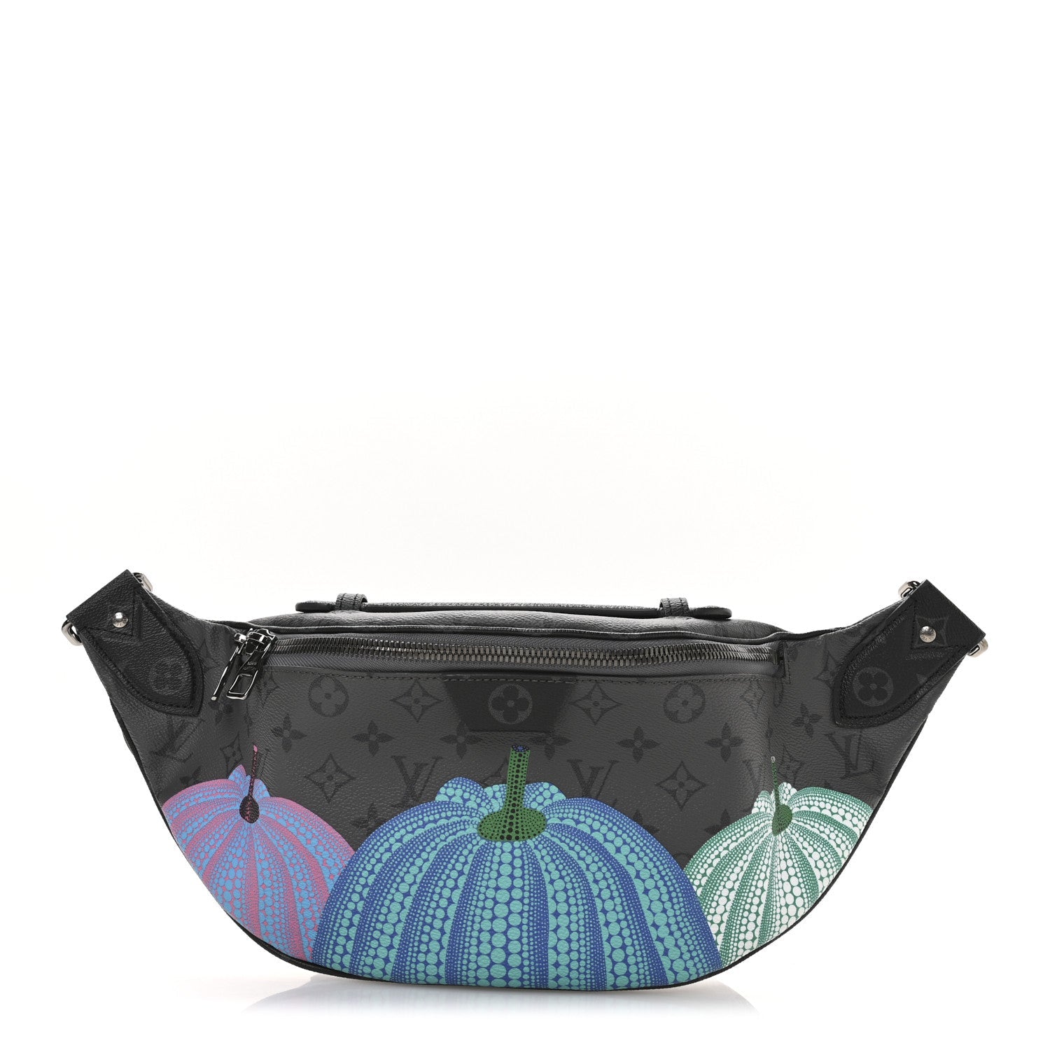 LV X YK Monogram Eclipse Reverse Pumpkin Bumbag Multicolor