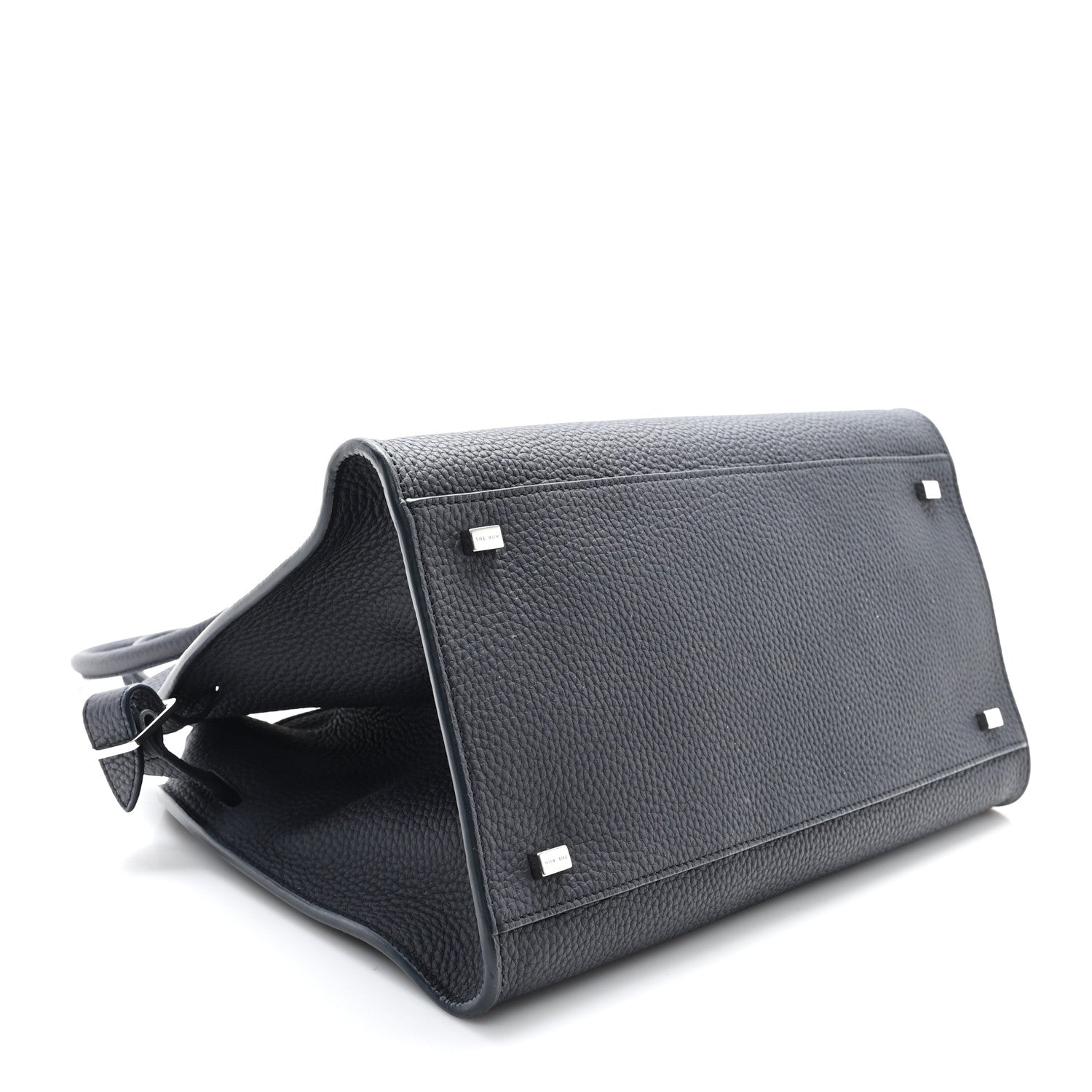 Matte Grained Calfskin Soft Margaux 12 Marine